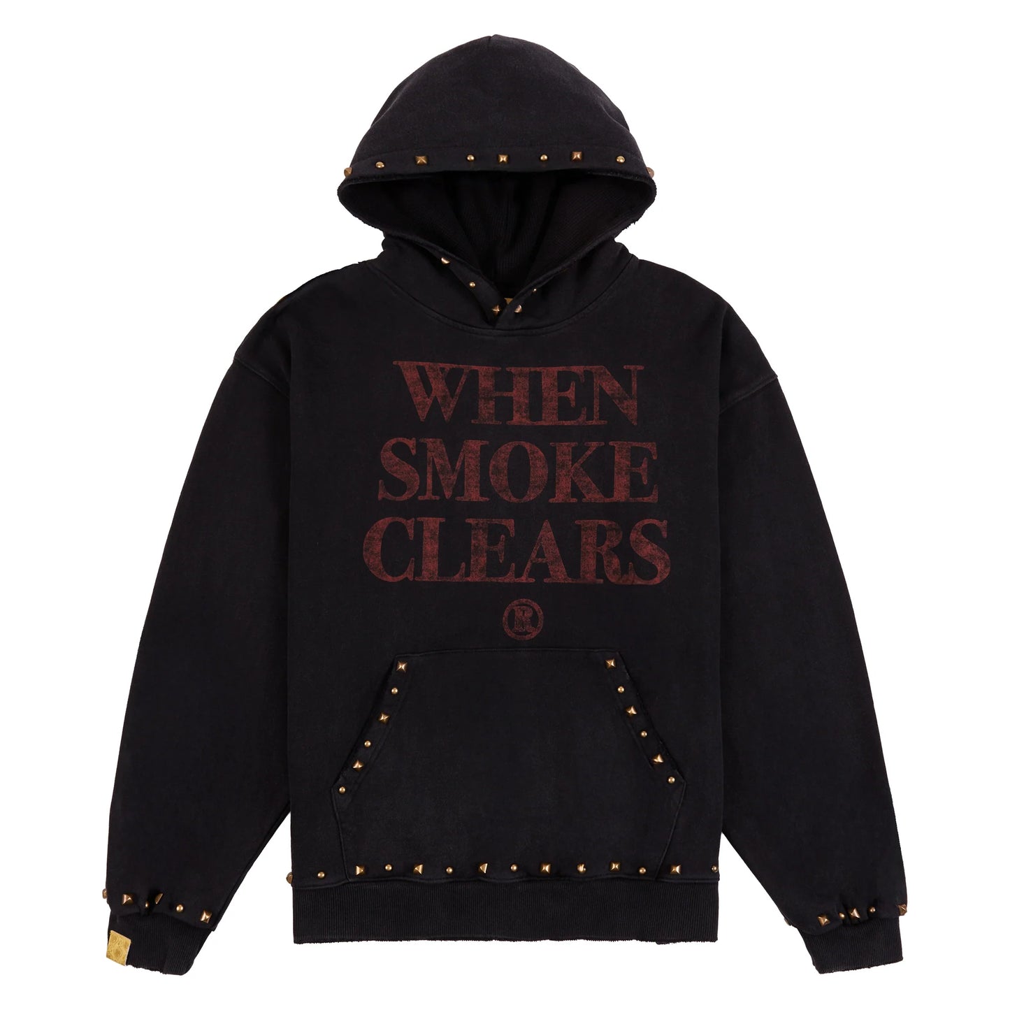 WSC " Black Red Studded Logo" Hoodie