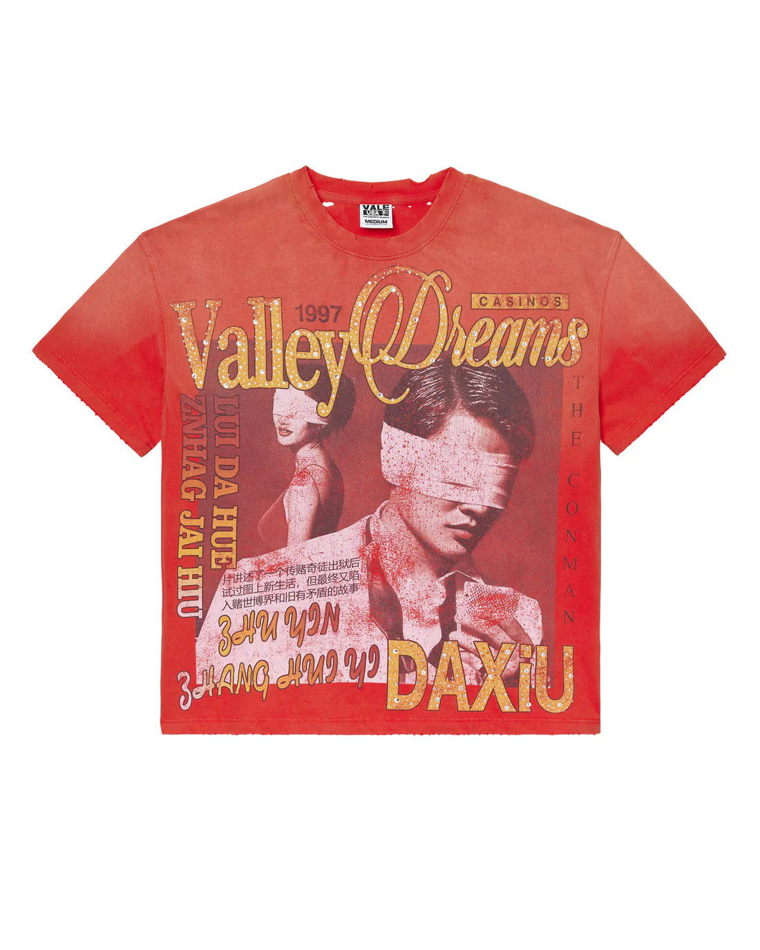 Vale "Red Casino Bling" Tee