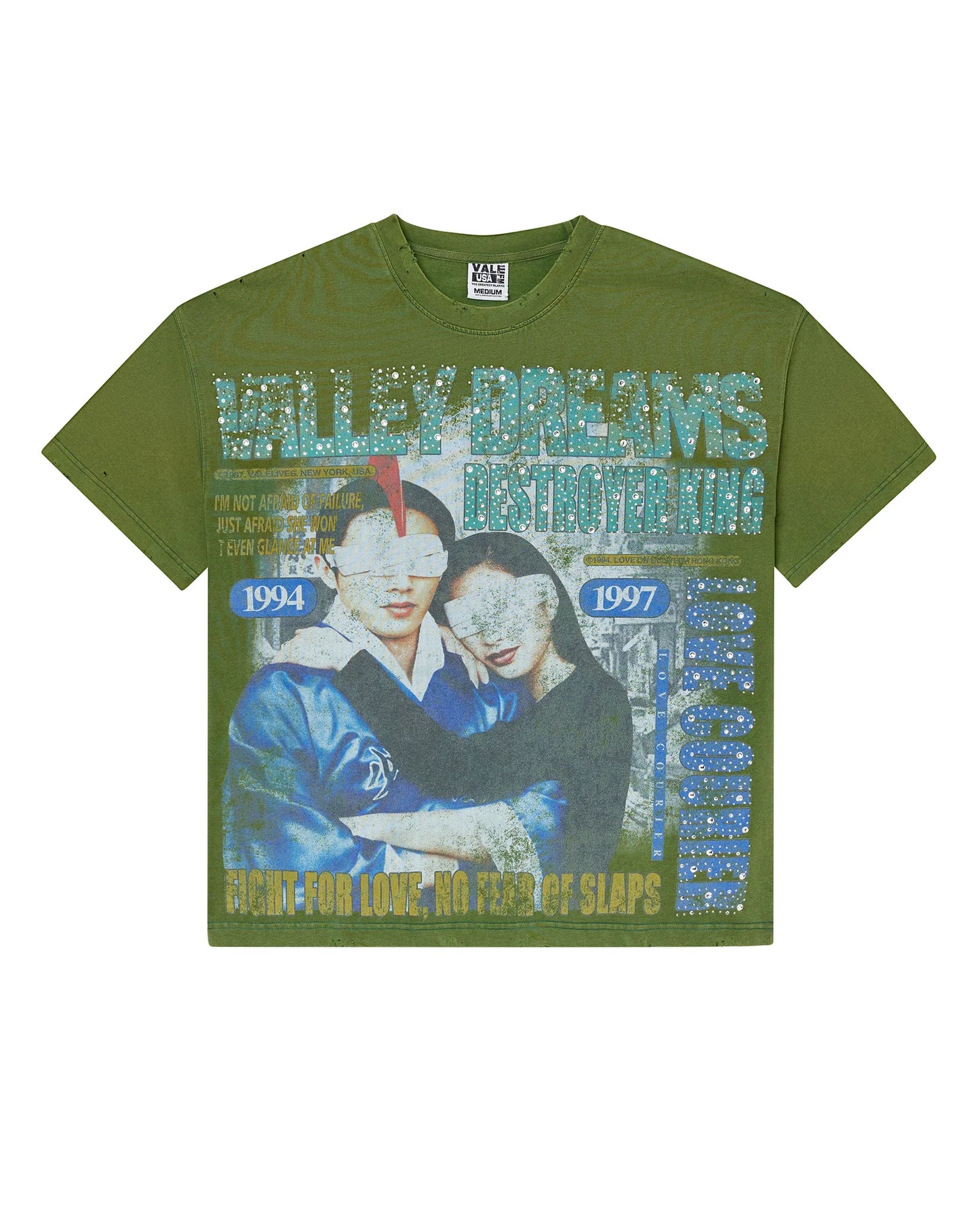 Vale "Green Robot Bling" Tee