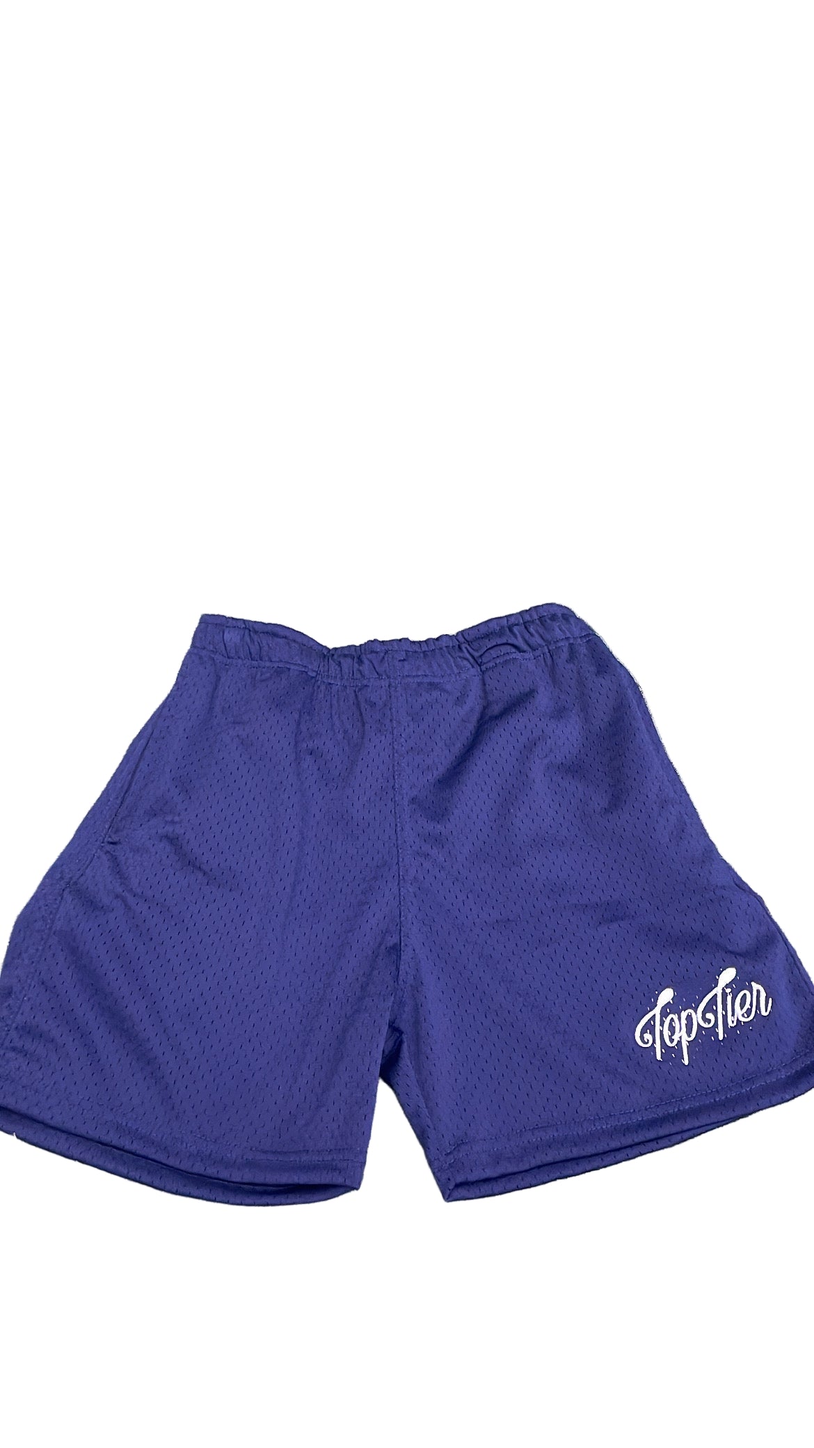 Top Tier Mesh Shorts Navy/White
