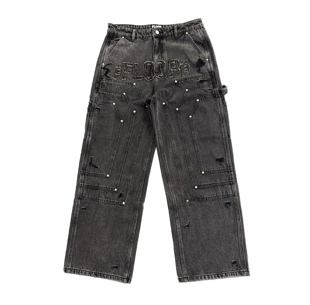 Floor914 Black Triple Knee Carpenters