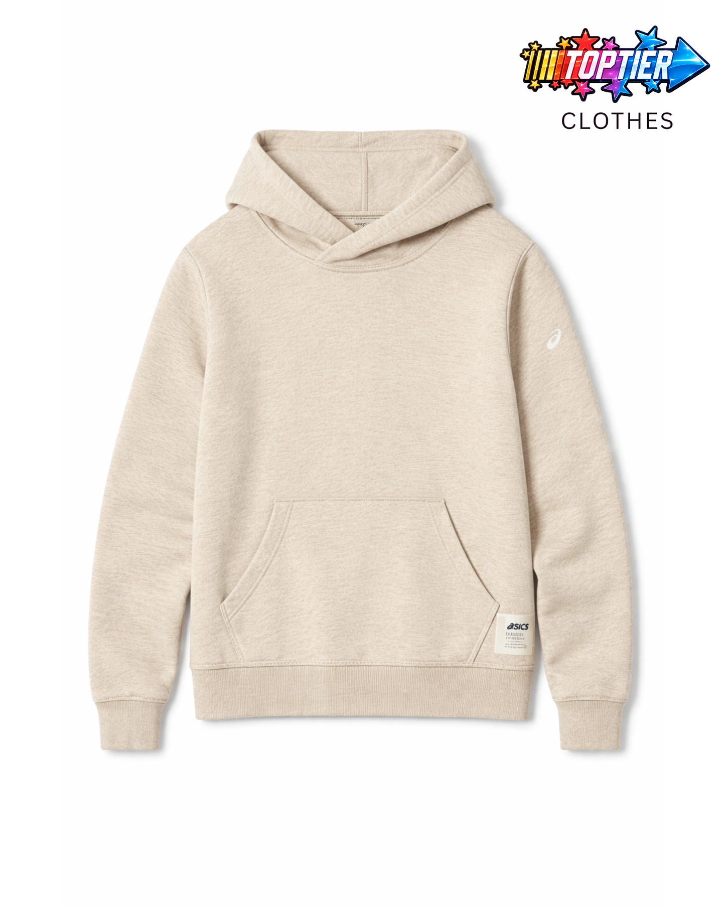 Asics Sunday Sana Fleece Hoodie - Beige Heather