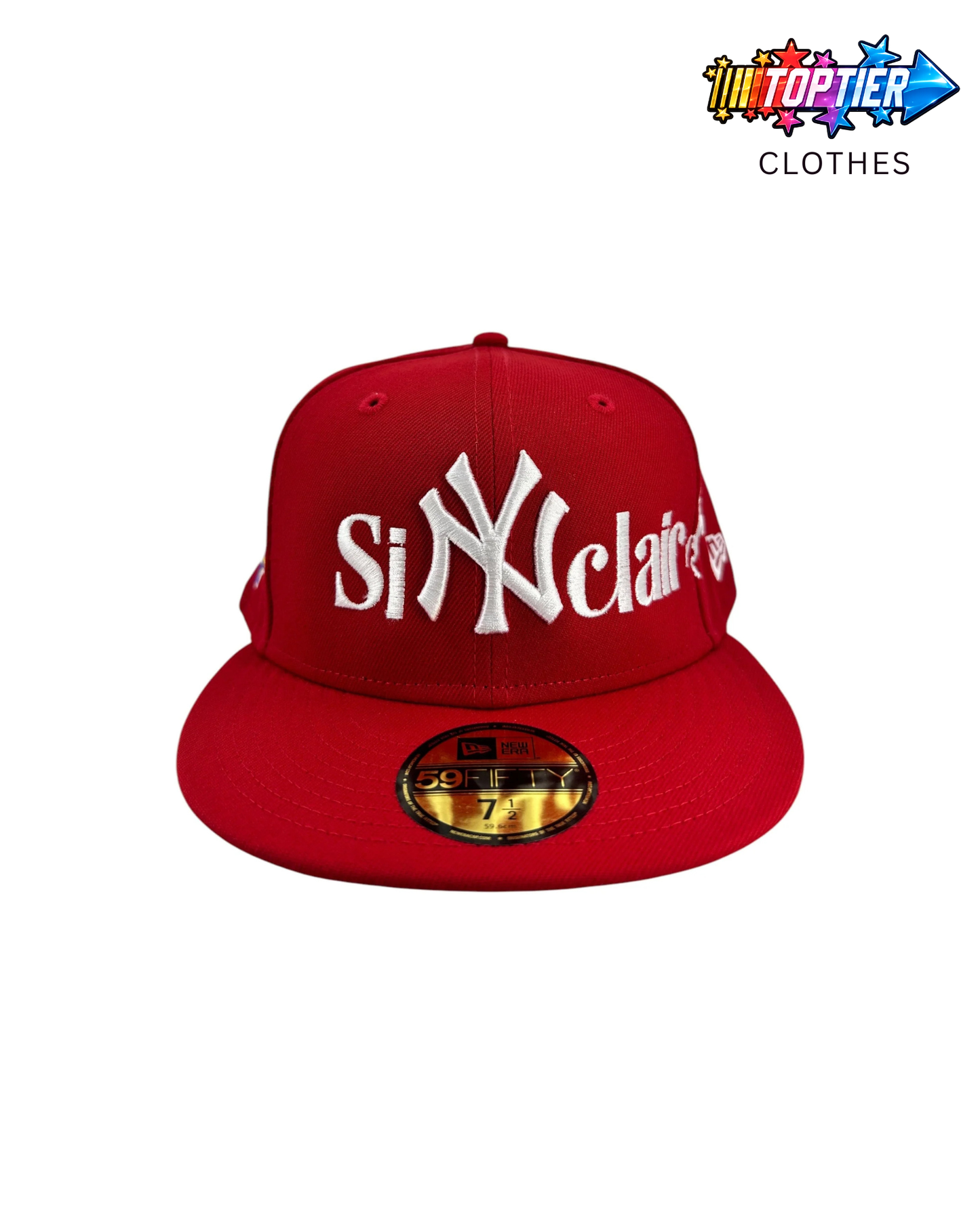 Sinclair Exclusive Complexcon New York Yankees Fitted Cap Red