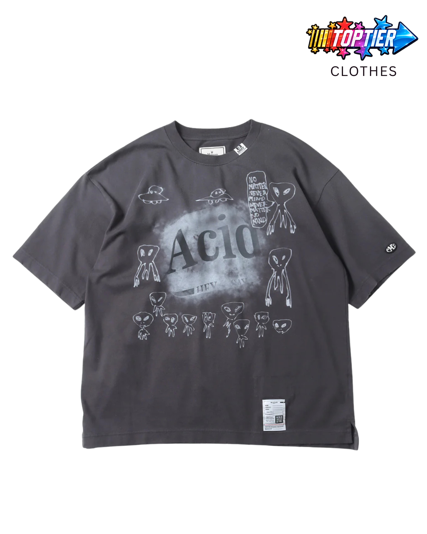 Maison Mihara Yashuro Distressed Acid Tee