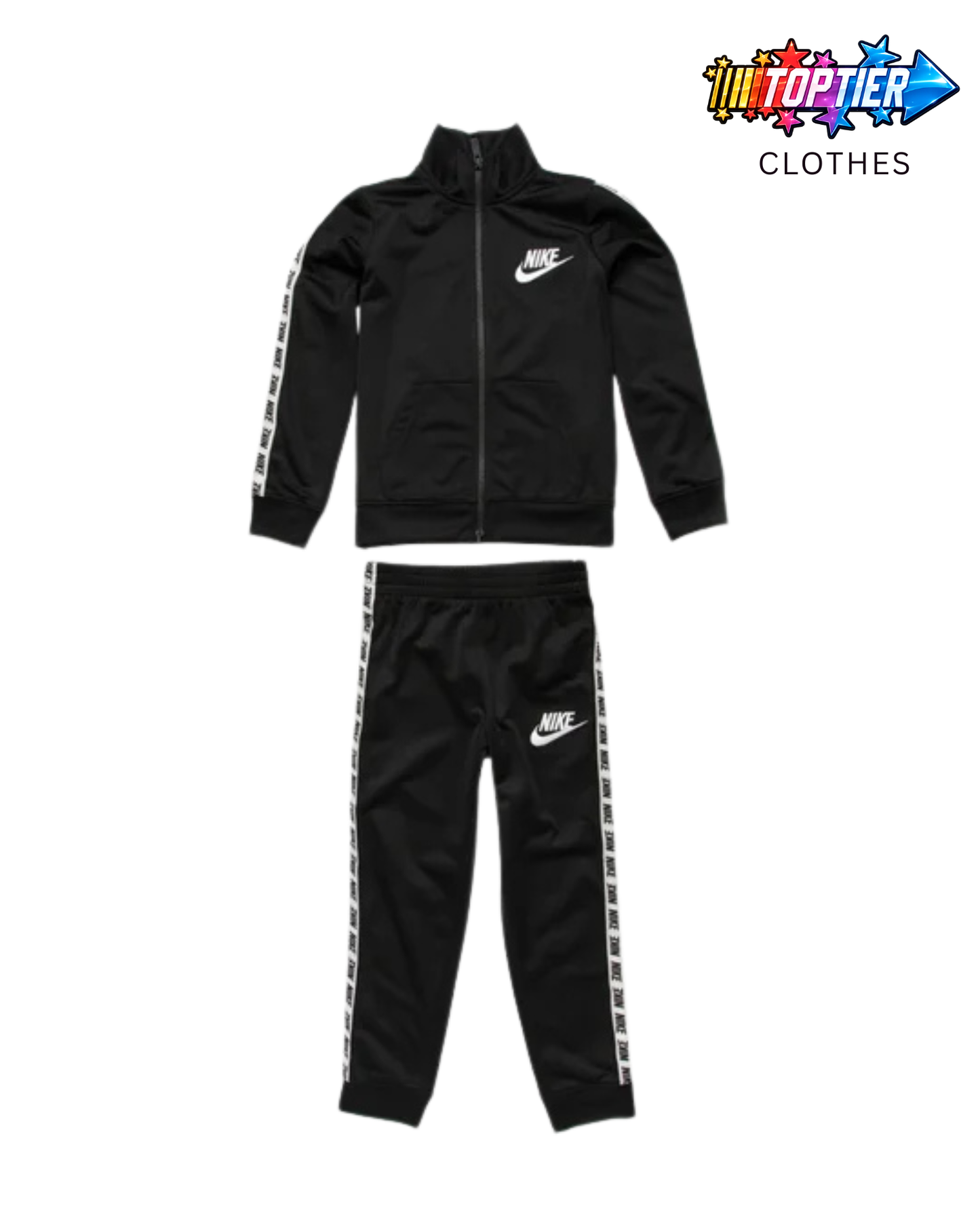 NIKE Dri-Fit Full Zip Track Jacket (KIDS) (CU8374-010)