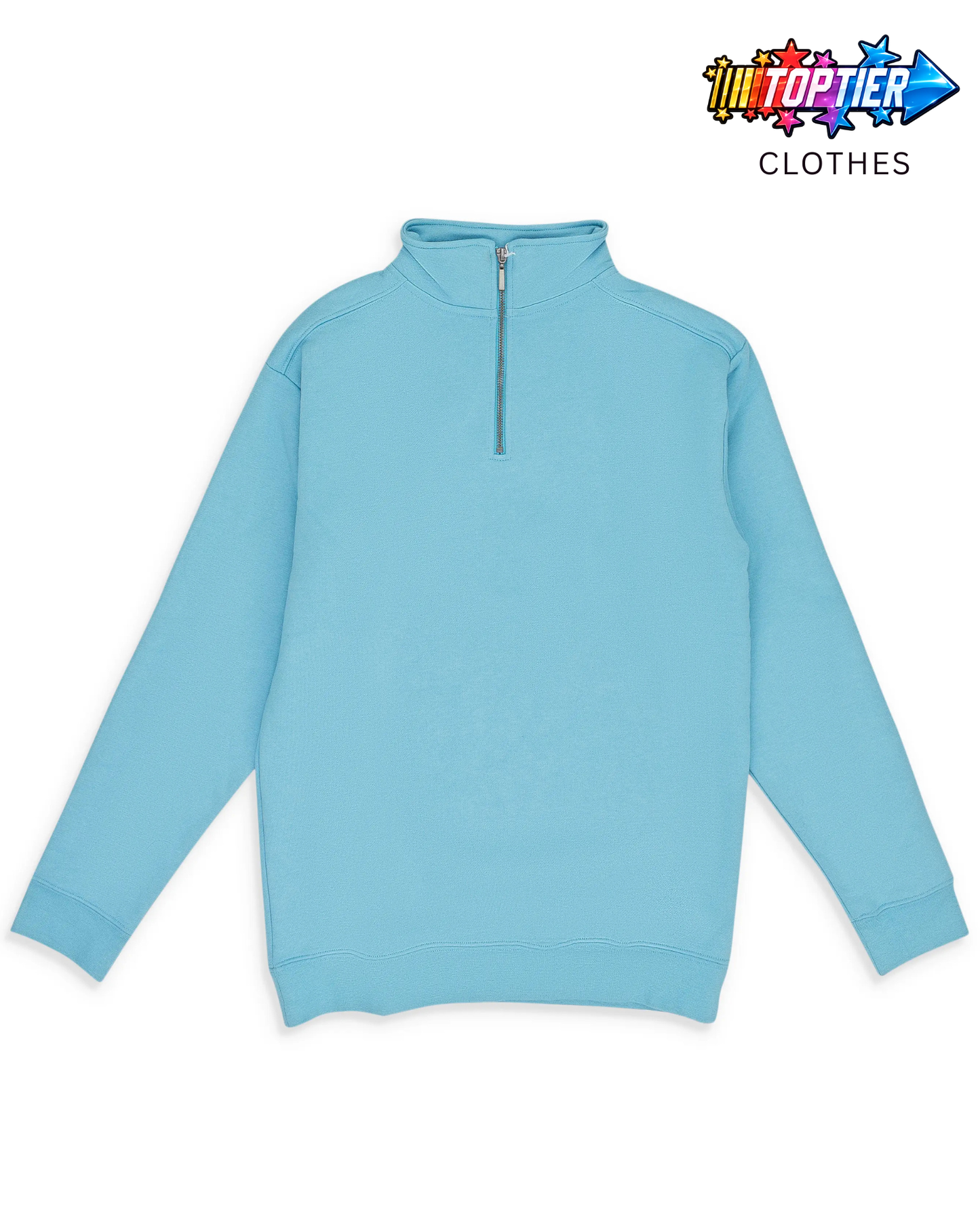 Sinclair Quarter Zip Sweatshirt Blue