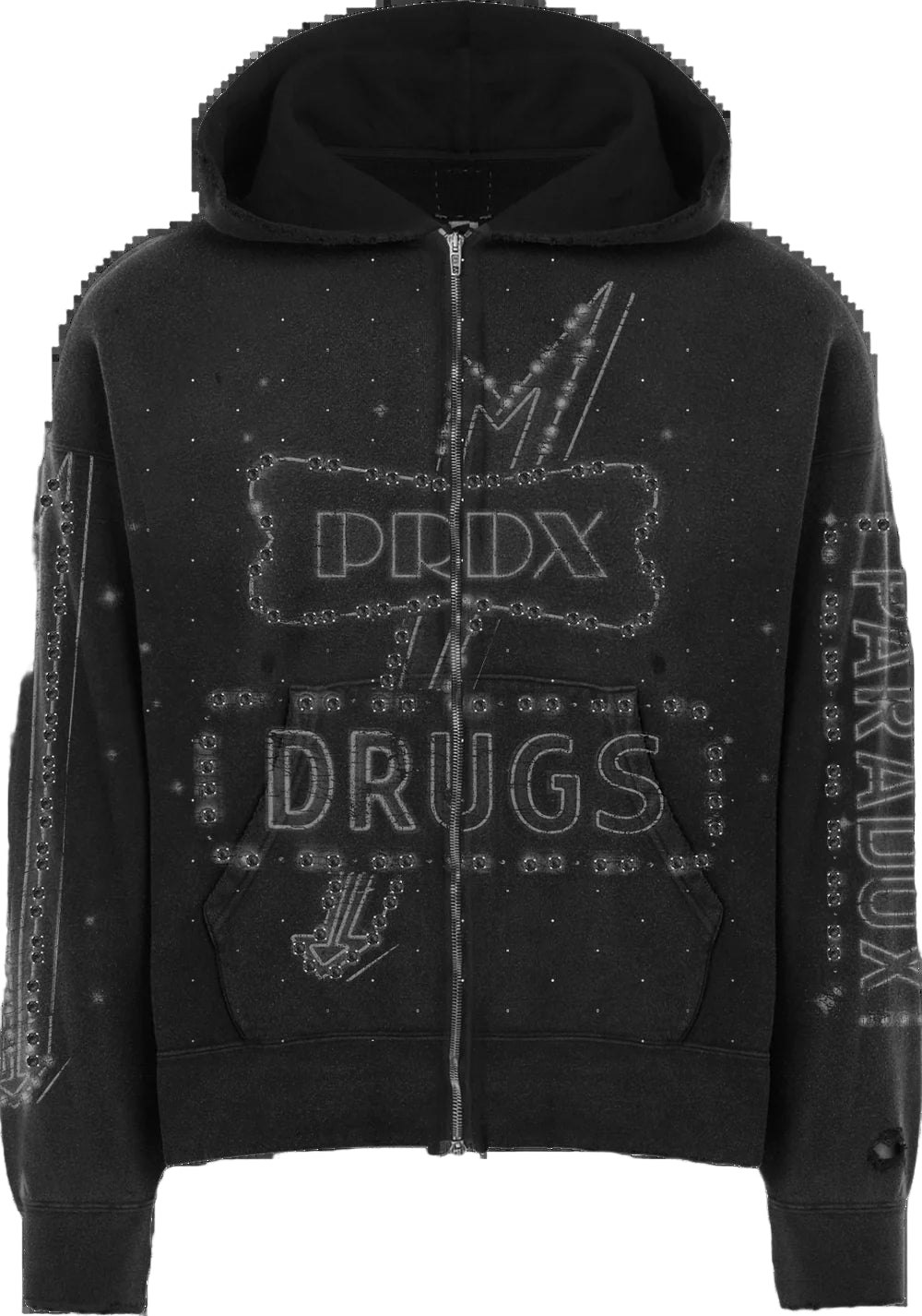 Paradox Drugs Zip Up Hoodie