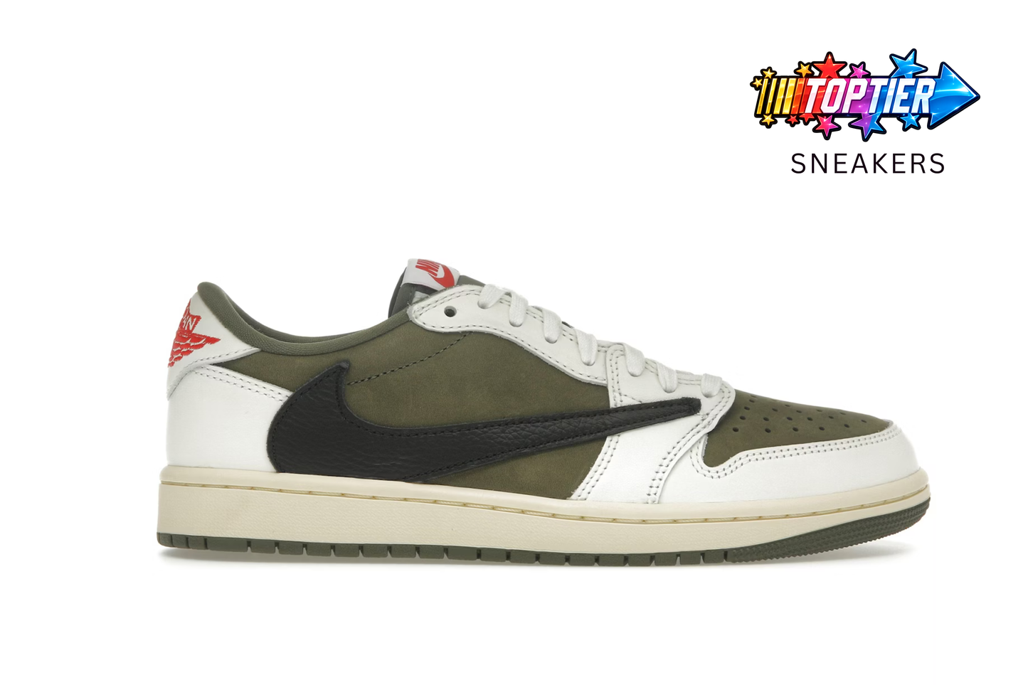 Air Jordan 1 Retro Low OG SP "Travis Scott Medium Olive" (2024) Mens