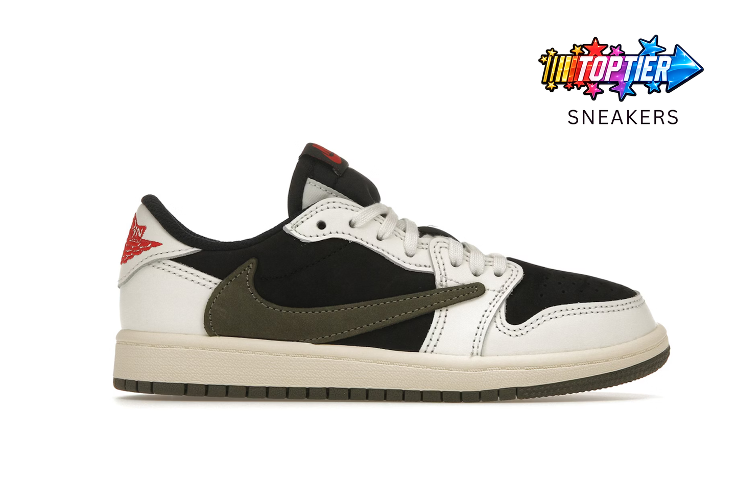Air Jordan 1 Retro Low OG SP "Travis Scott Olive" (2023) Womens