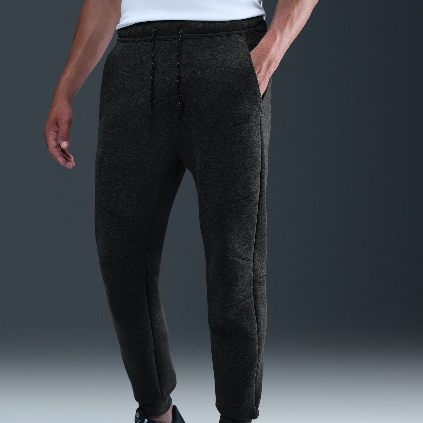 Nike Sportswear Tech Fleece Full Zip Hoodie & Joggers Set Dark Grey/Black