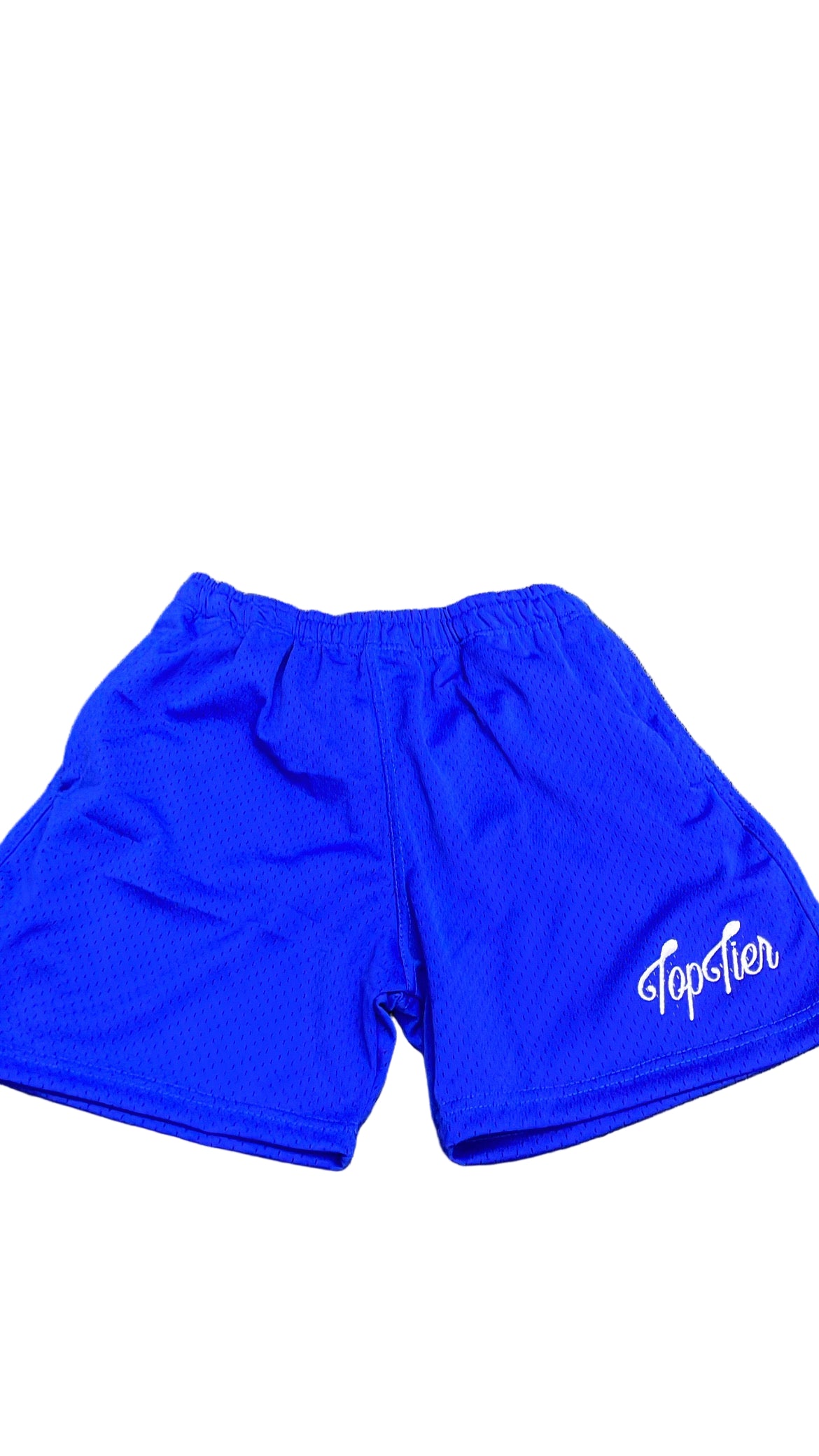Top Tier Mesh Shorts Royal/White