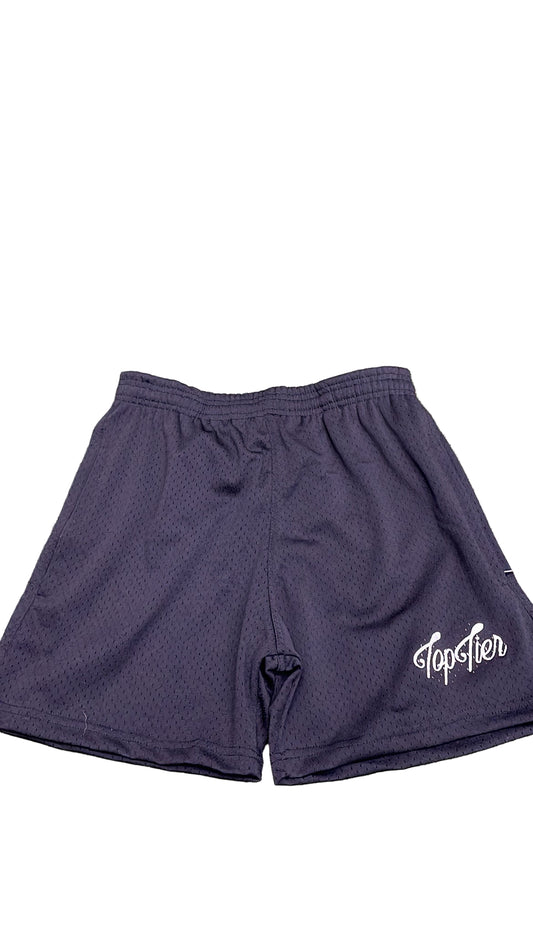 Top Tier Mesh Shorts Black/White