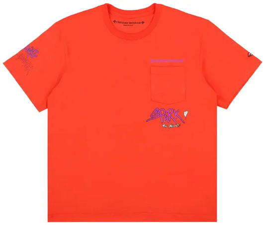 Chrome Hearts PKT Crew "Matty Boy Orange" Tee