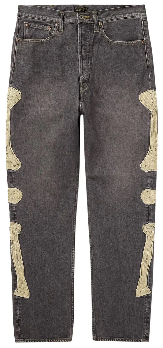 Kapital 5P Okabilly Charcoal Jeans