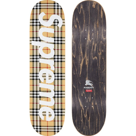 Supreme Burberry Biege Skateboard
