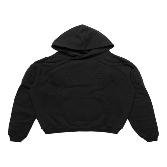 Satoshi Nakamoto Moto Black hoodie