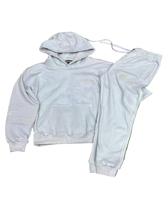 Top Tier Sweatsuit Baby Blue/Baby Blue