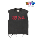 WSC Off-Black  / Red Diamond Logo Sleeveless Tee
