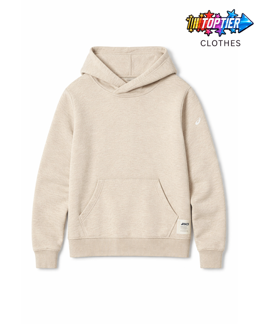 Asics Sunday Sana Fleece Hoodie - Beige Heather