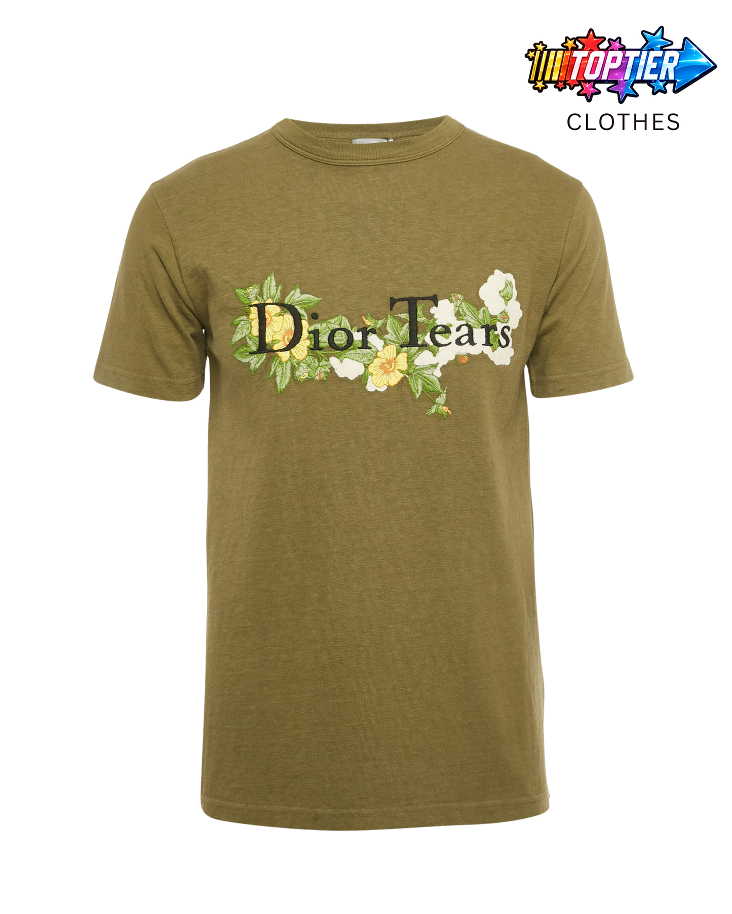 Dior x Denim Tears Relaxed Tee - Olive