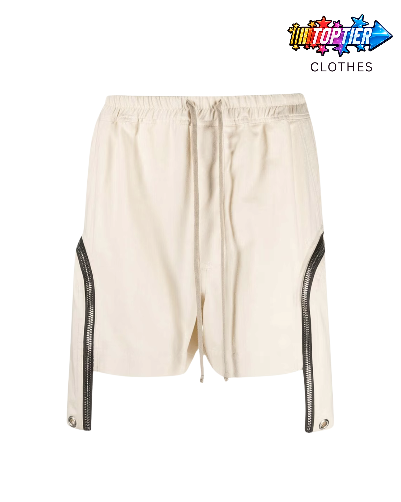 Rick Owens Bahaus Bela Dinge Shorts (White / Cream)