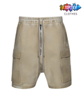 Rick Owens Cargobela Parchment Shorts
