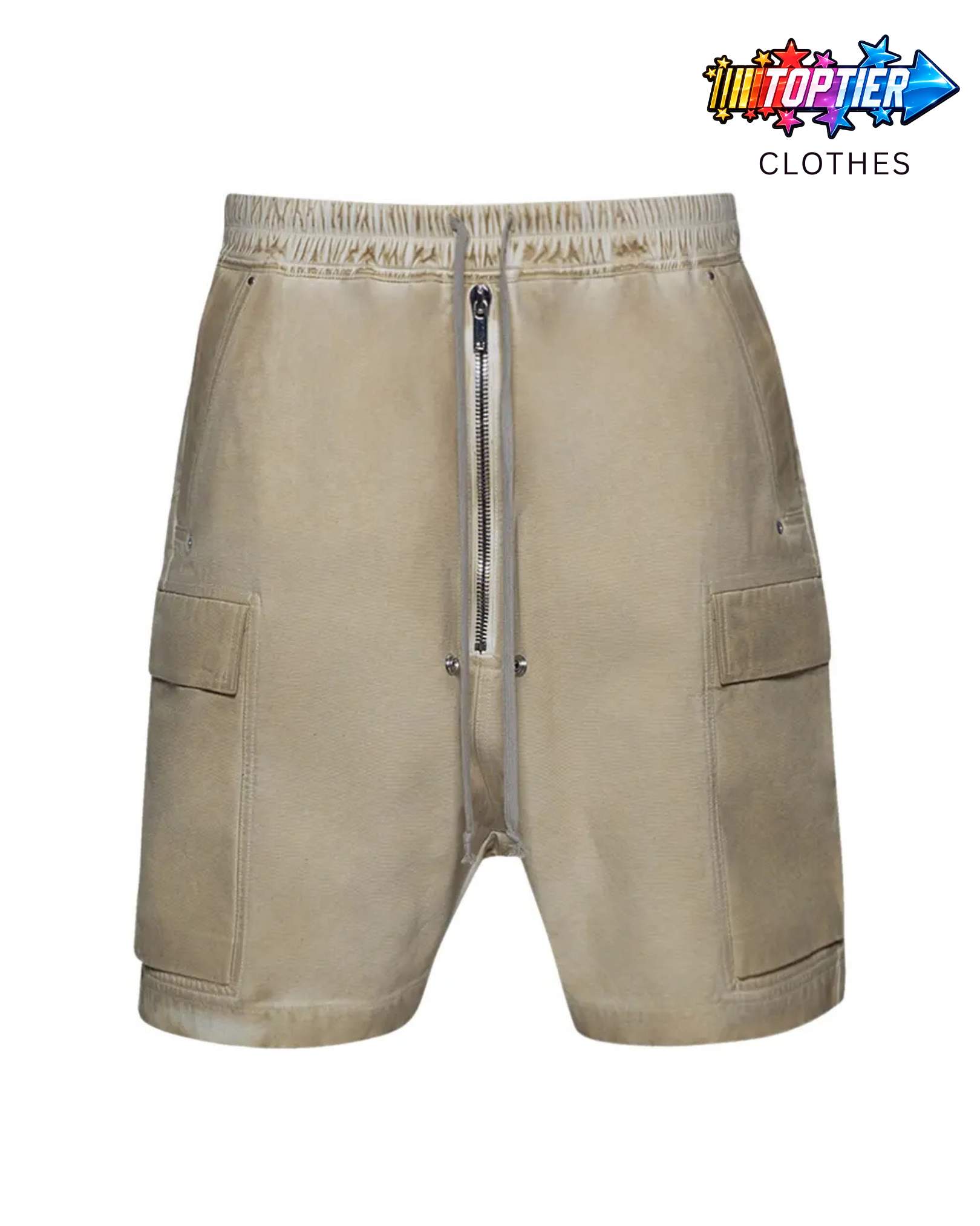 Rick Owens Cargobela Parchment Shorts