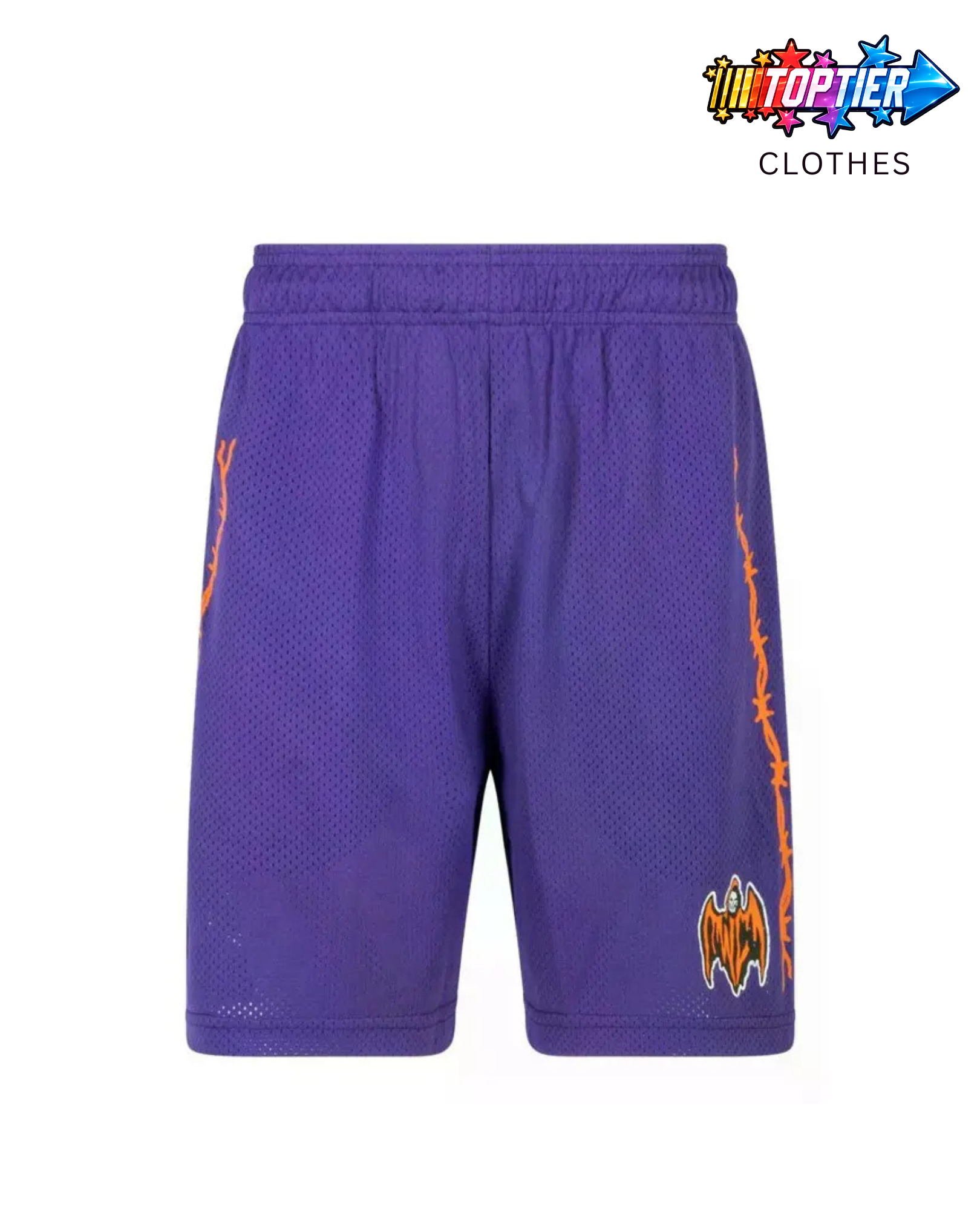 Warren Lotas Bat Reaper Bat Purple Shorts