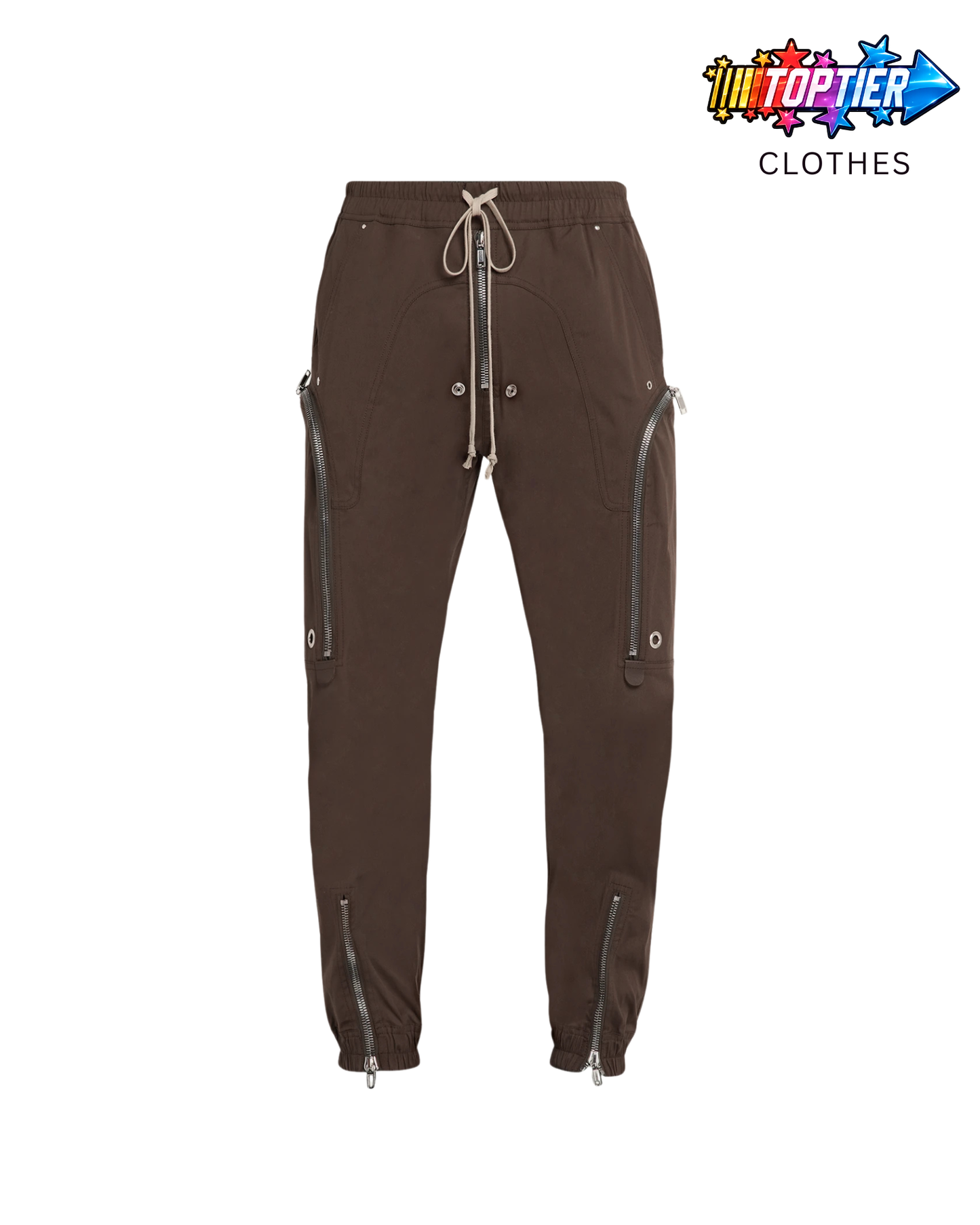 Rick Owens Bauhaus Cargo Pants - Mahogany