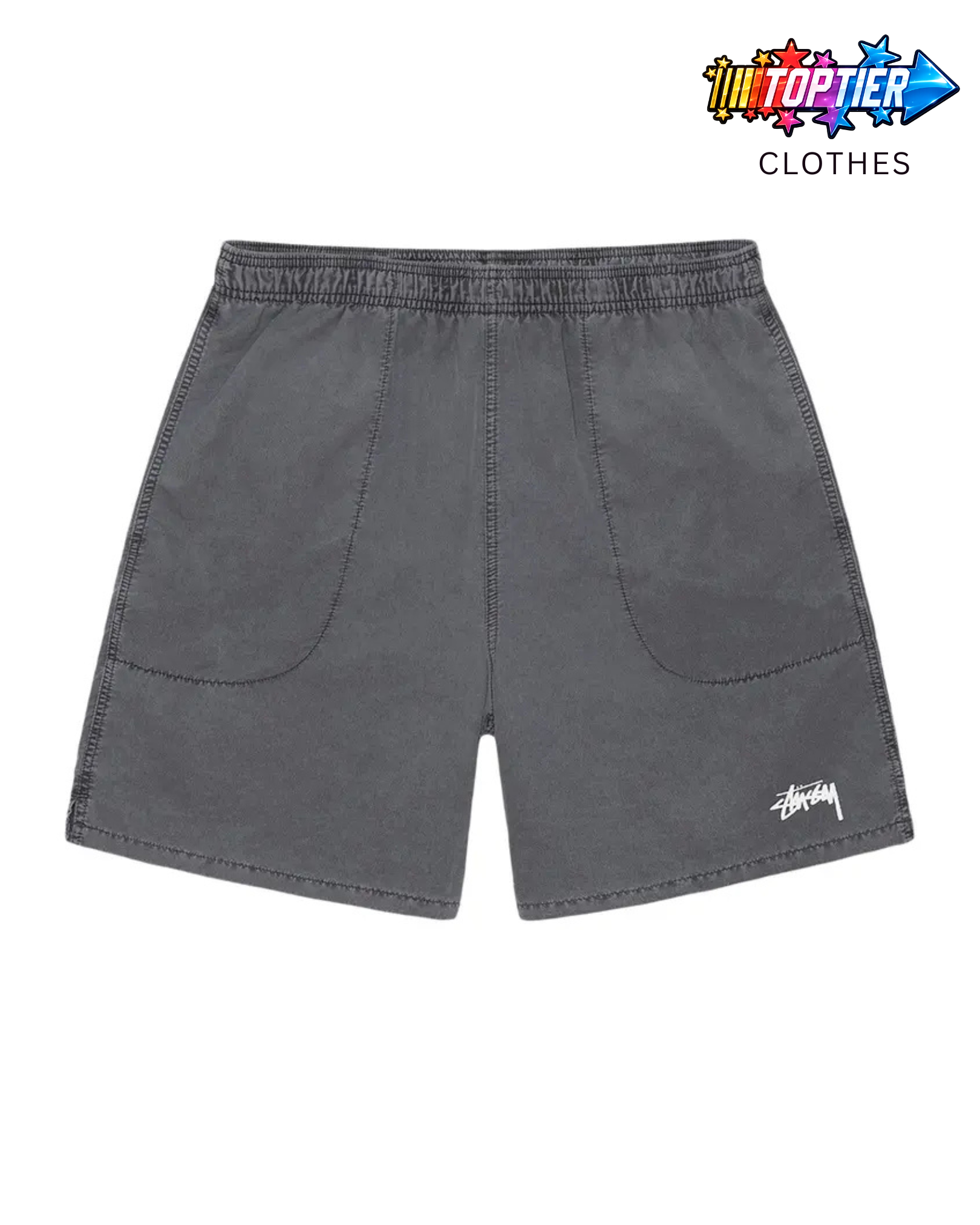 Stussy Water Stock Shorts Grey