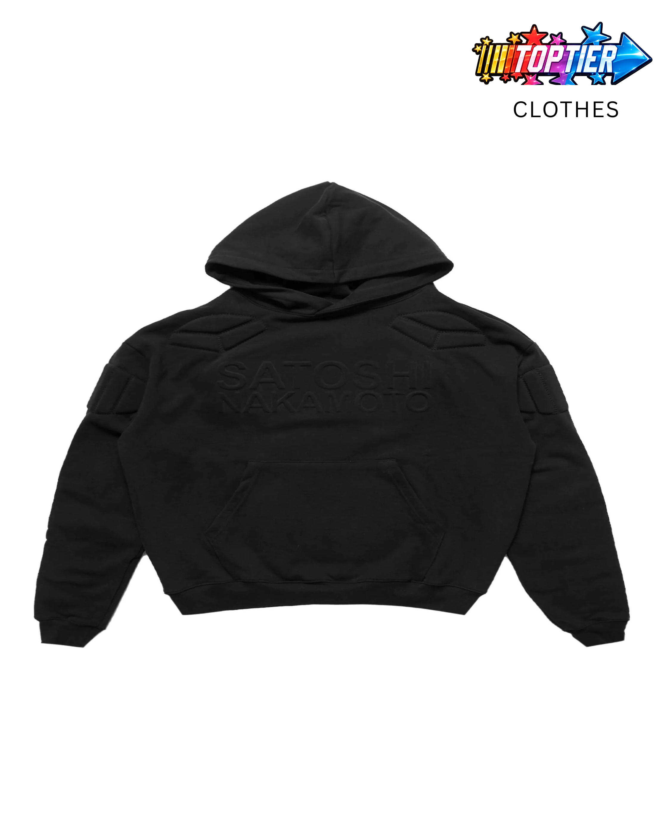 Satoshi Nakamoto Moto Black hoodie