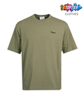 Lacoste Olive Green Embroidered