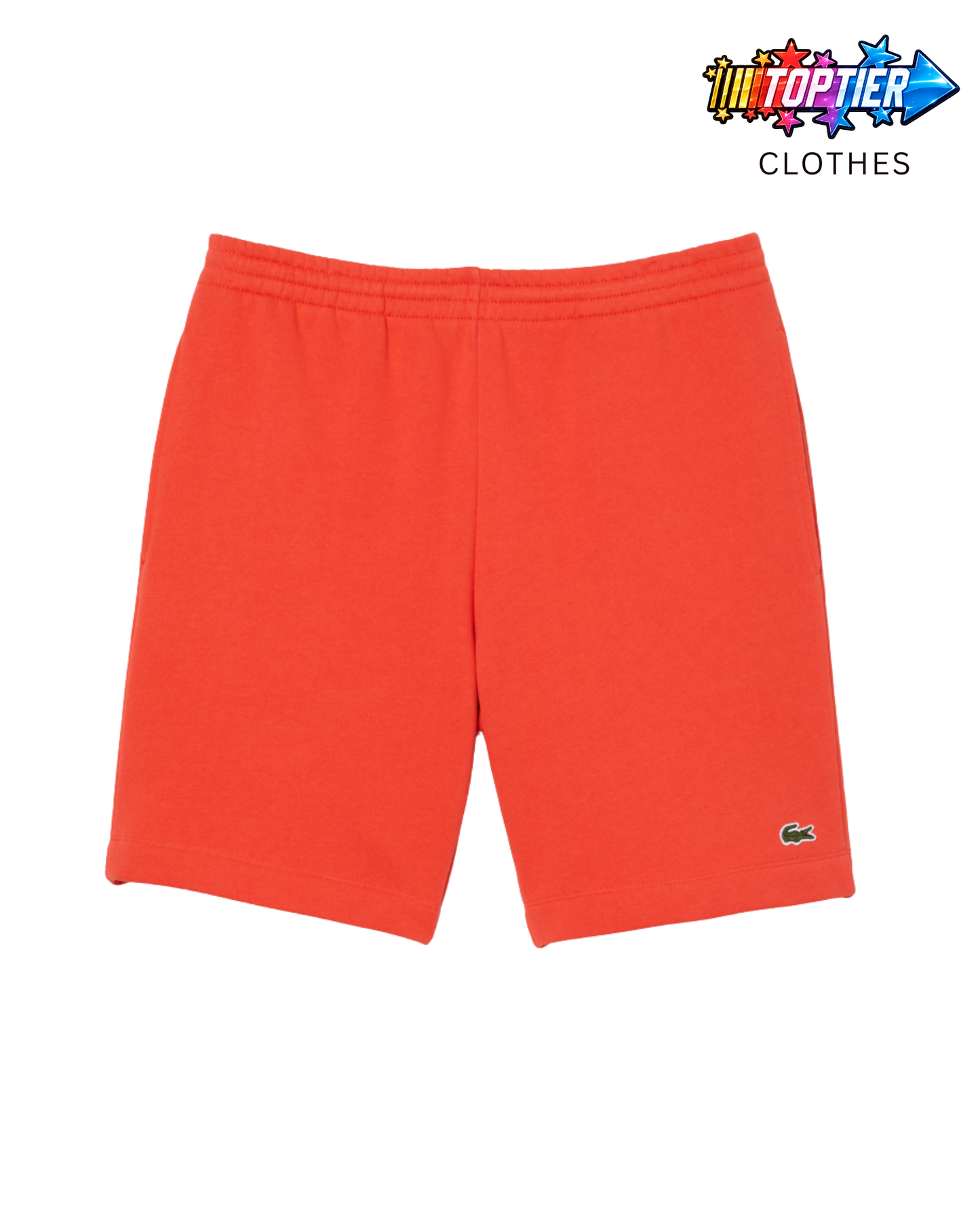 Lacoste Men's Regular Fit Fleece Shorts - Red