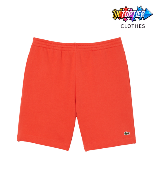 Lacoste Men's Regular Fit Fleece Shorts - Red