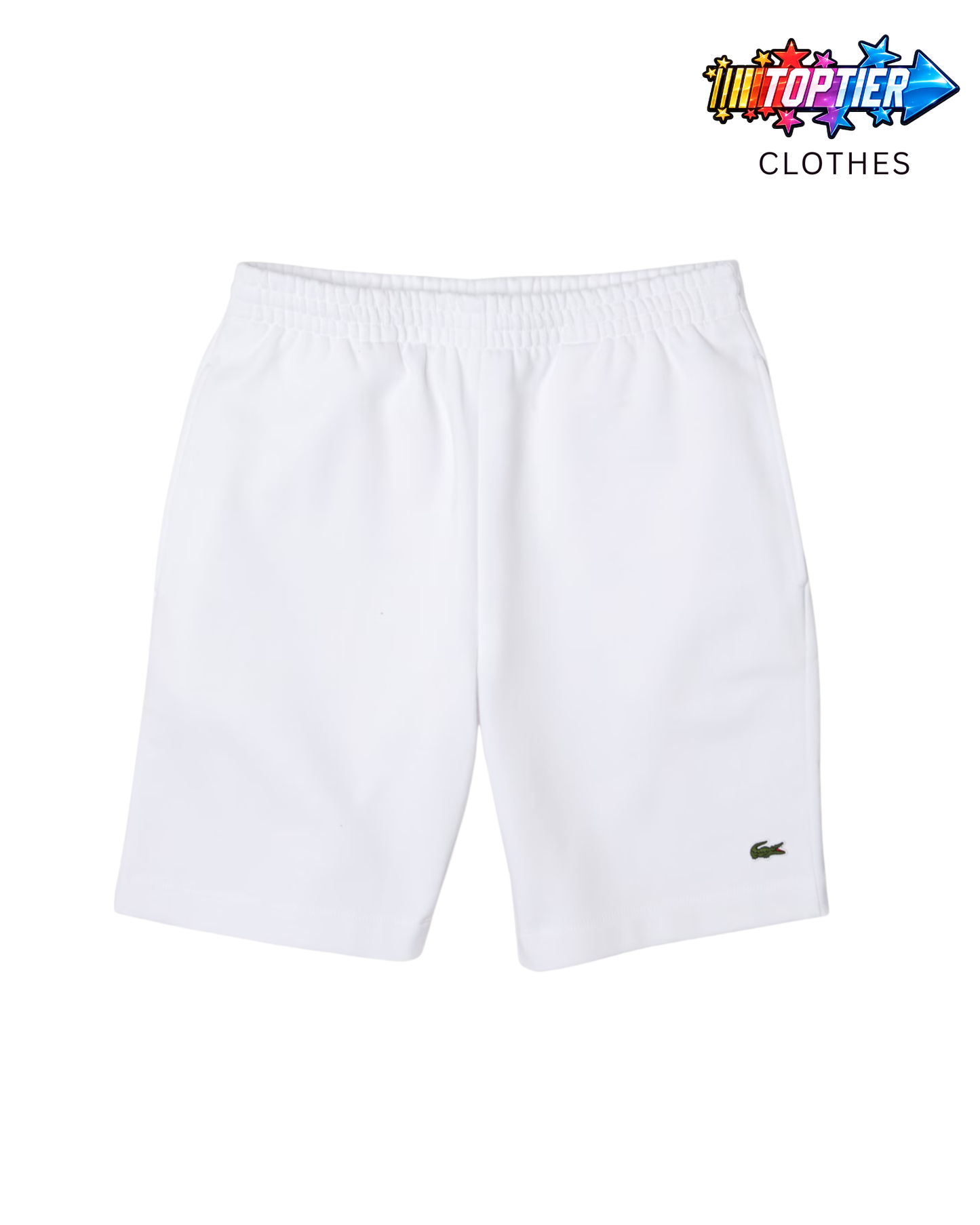 Lacoste Men's Regular Fit Fleece Shorts - White