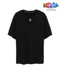 Marine Serre Moon Logo Black Tee