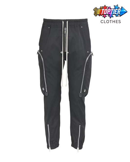 Rick Owens Bauhaus Cargo Pants - Black (Twill)