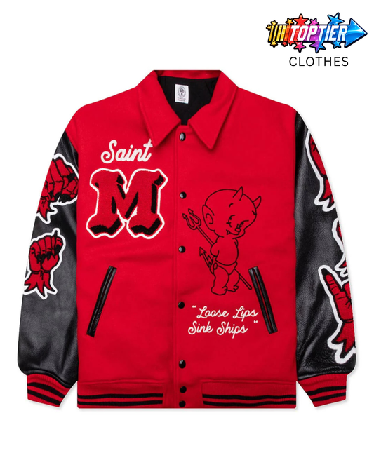 Saint Mxxxxxx Devil Varsity Jacket