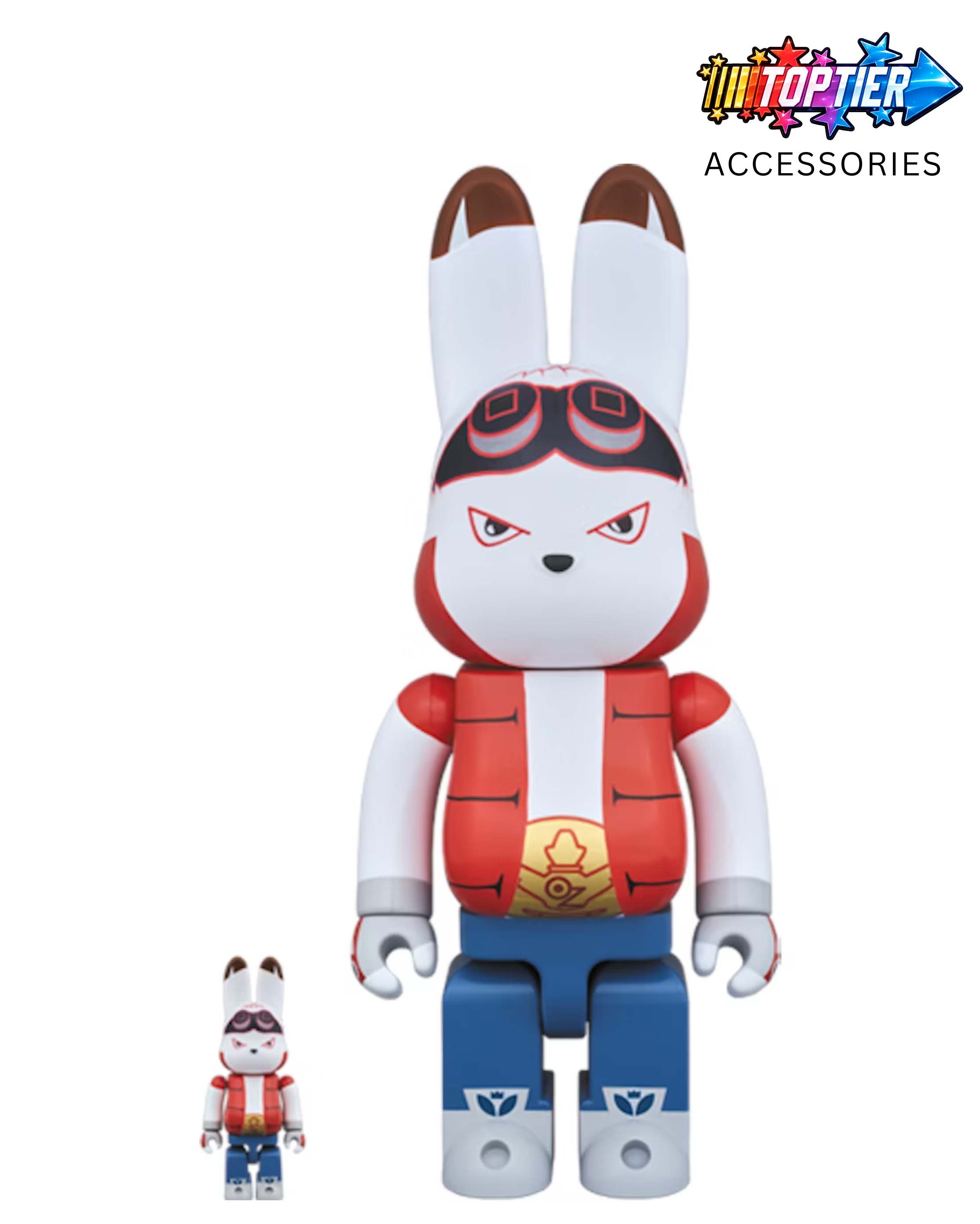 Rabbrick King Kazuma BearBrick (100% & 400%)