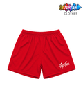 Top Tier Mesh Shorts Red/White