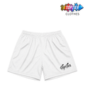 Top Tier Mesh Shorts White/Black