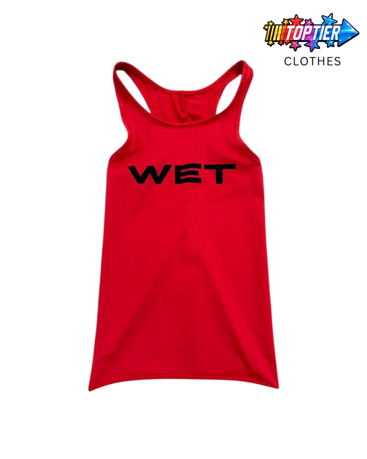 Yeezy x Mowalola Wet Tank Red