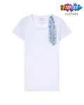 PUCCI Iride-Print Cotton Tee - White/Purple