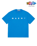 Marni Blue / White Logo Tee