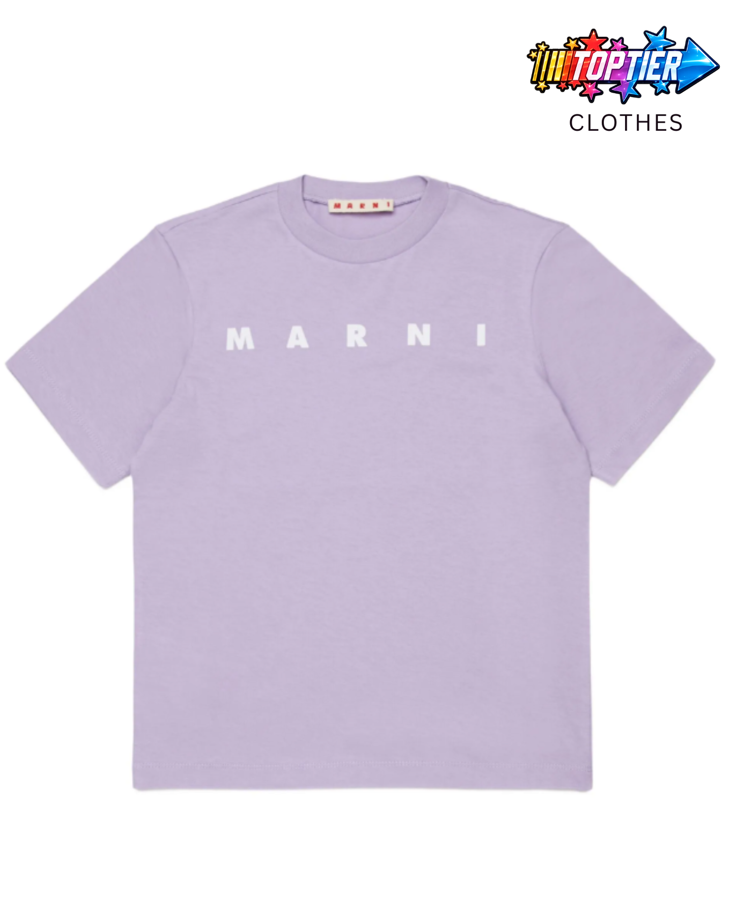 Marni Lilac / White Logo Tee