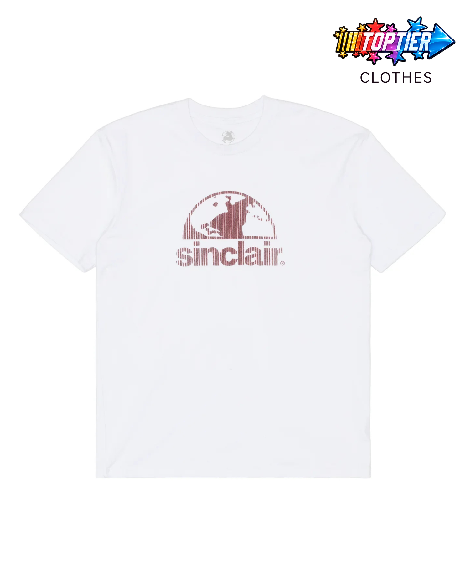 Sinclair Reflective Global White Tee