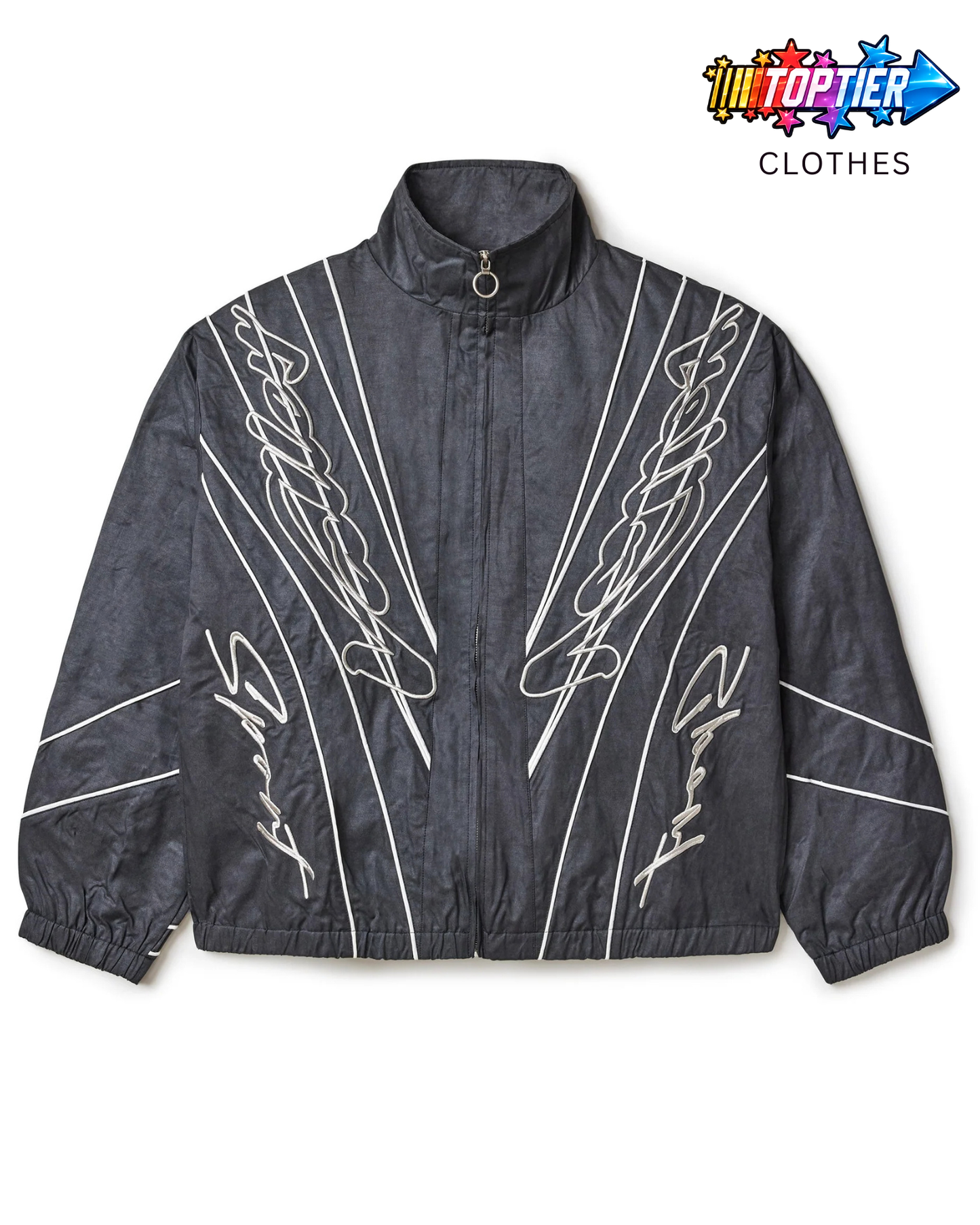 Vale Forever Ash Black Spiral Track Jacket
