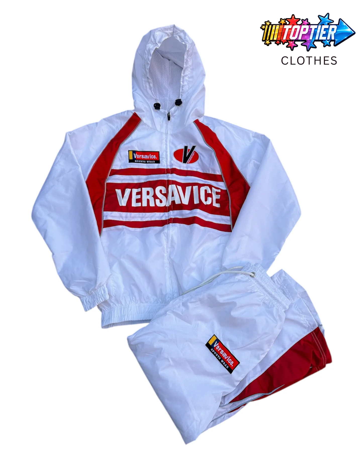 Versavice Performance Windbreaker Set Red