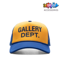Gallery Dept. Logo Trucker Hat "Blue/Yellow"