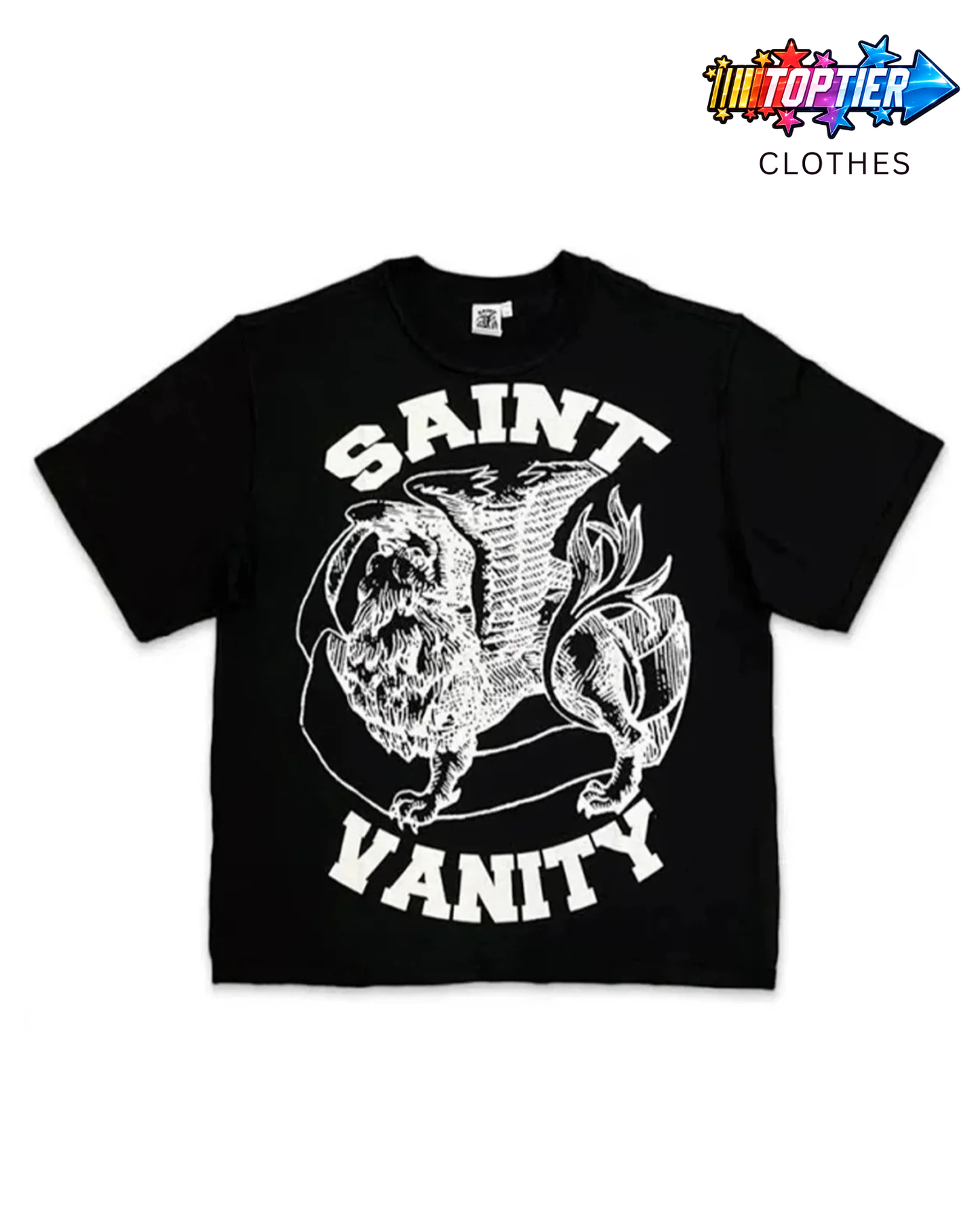 Saint Vanity Griffin Tee Black/White